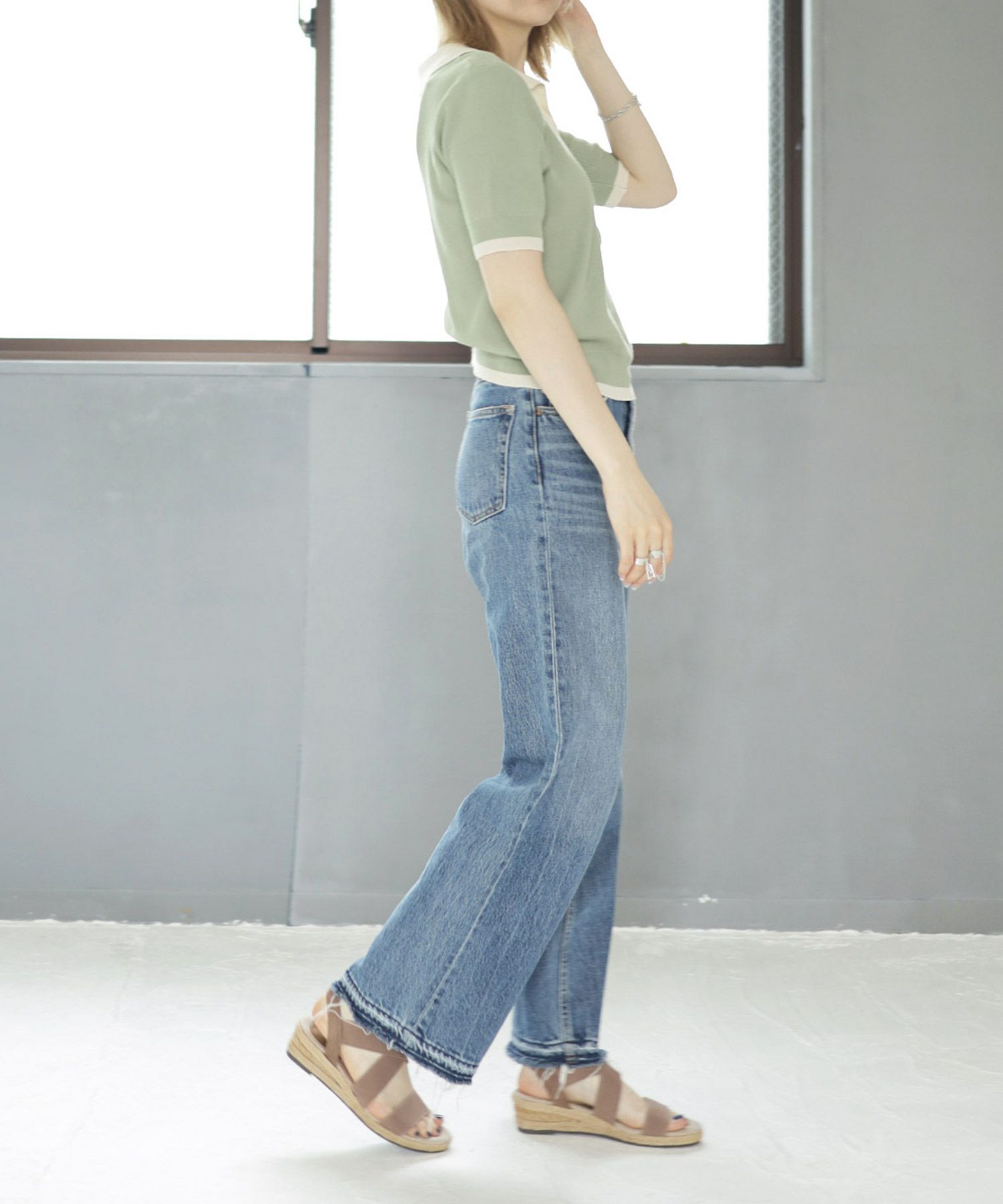 ゴムでフィットするので靴ズレしにくい4cmヒールゴムフィットサンダル 一部7月上旬・7月末頃入荷予定