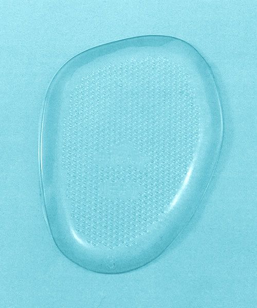 衝撃吸収クリアジェルつま先インソールパッド【返品・交換不可】【4セットまでゆうパケット可】
