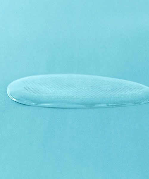 衝撃吸収クリアジェルつま先インソールパッド【返品・交換不可】【4セットまでゆうパケット可】