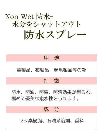 水分をシャットアウト 防水スプレー【返品・交換不可】 
