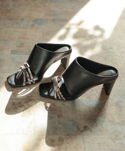 【20471120】ストラップミュールサンダル 楽天市場】【今だけお得なSALE価格!】サンダル レディース ヒール