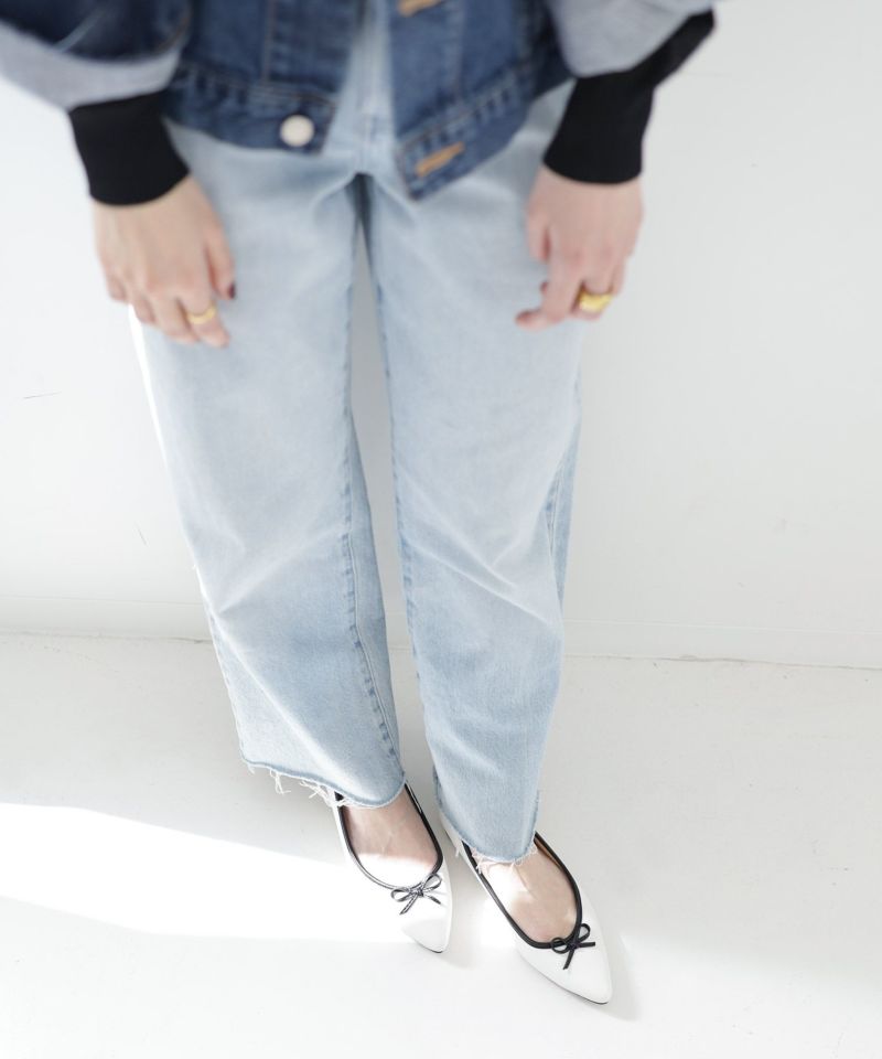 エレガント★Steve Madden★リボン付きポインテッドトゥパンプス ポインテッドトゥ9cmキレイめパンプス[品番：VIVS0000745
