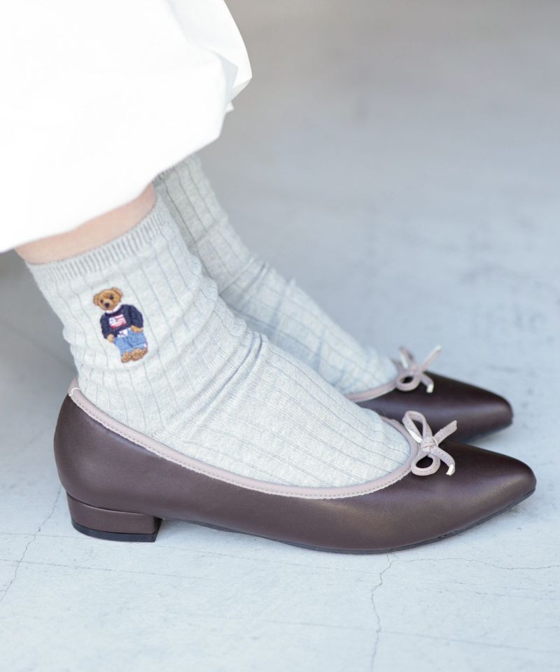 エレガント★Steve Madden★リボン付きポインテッドトゥパンプス ポインテッドトゥ9cmキレイめパンプス[品番：VIVS0000745