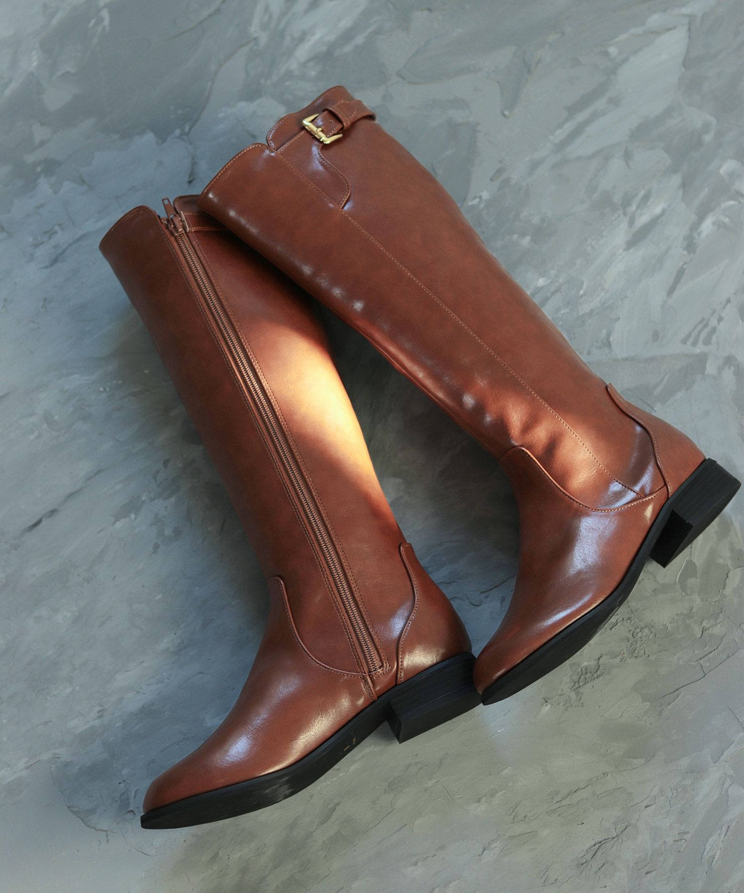 サイドベルトのジョッキーブーツ/ロングブーツ 一部9月上旬入荷予定