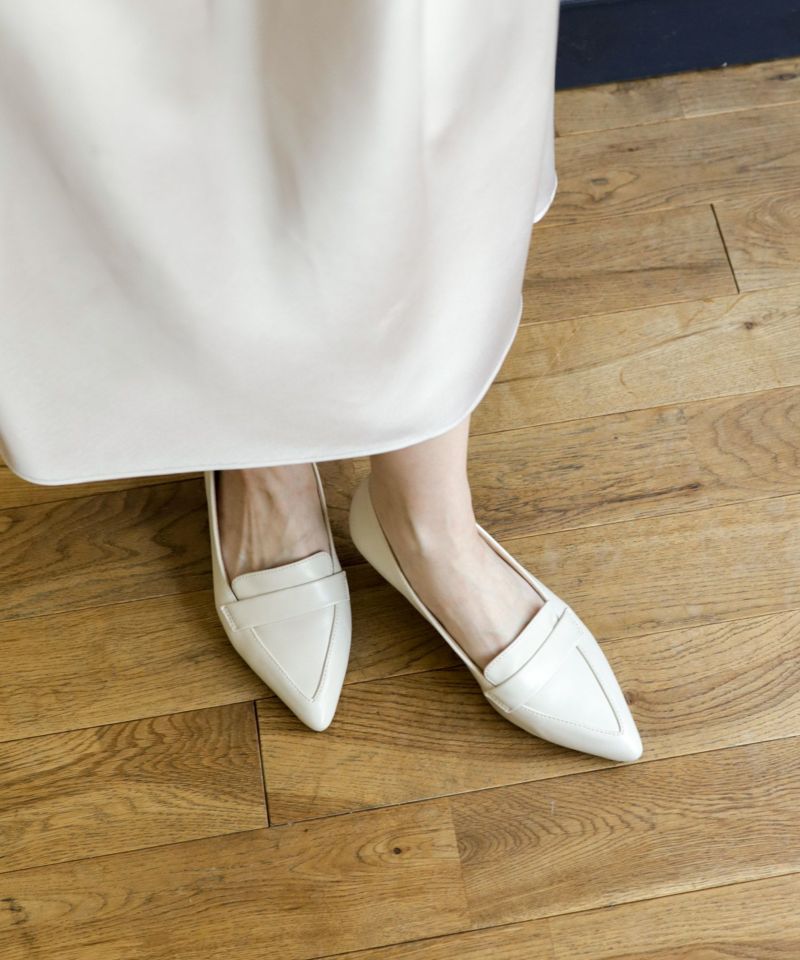 ジルサンダー Jil Sander ローファー ポインテッドトゥ ブラック