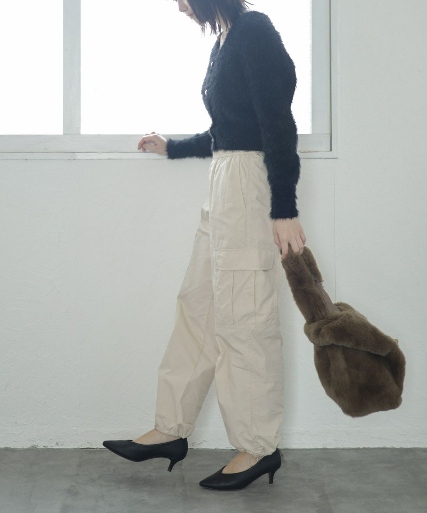 削れないかかとゴム＆高機能クッションの美脚ローヒールパンプス 一部6月下旬入荷予定