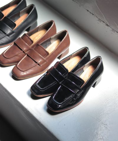 ブラックベロアパンプス♡タッセルパンプス グリッターヒールベロアフラットパンプス【ESPERANZA＿blanca