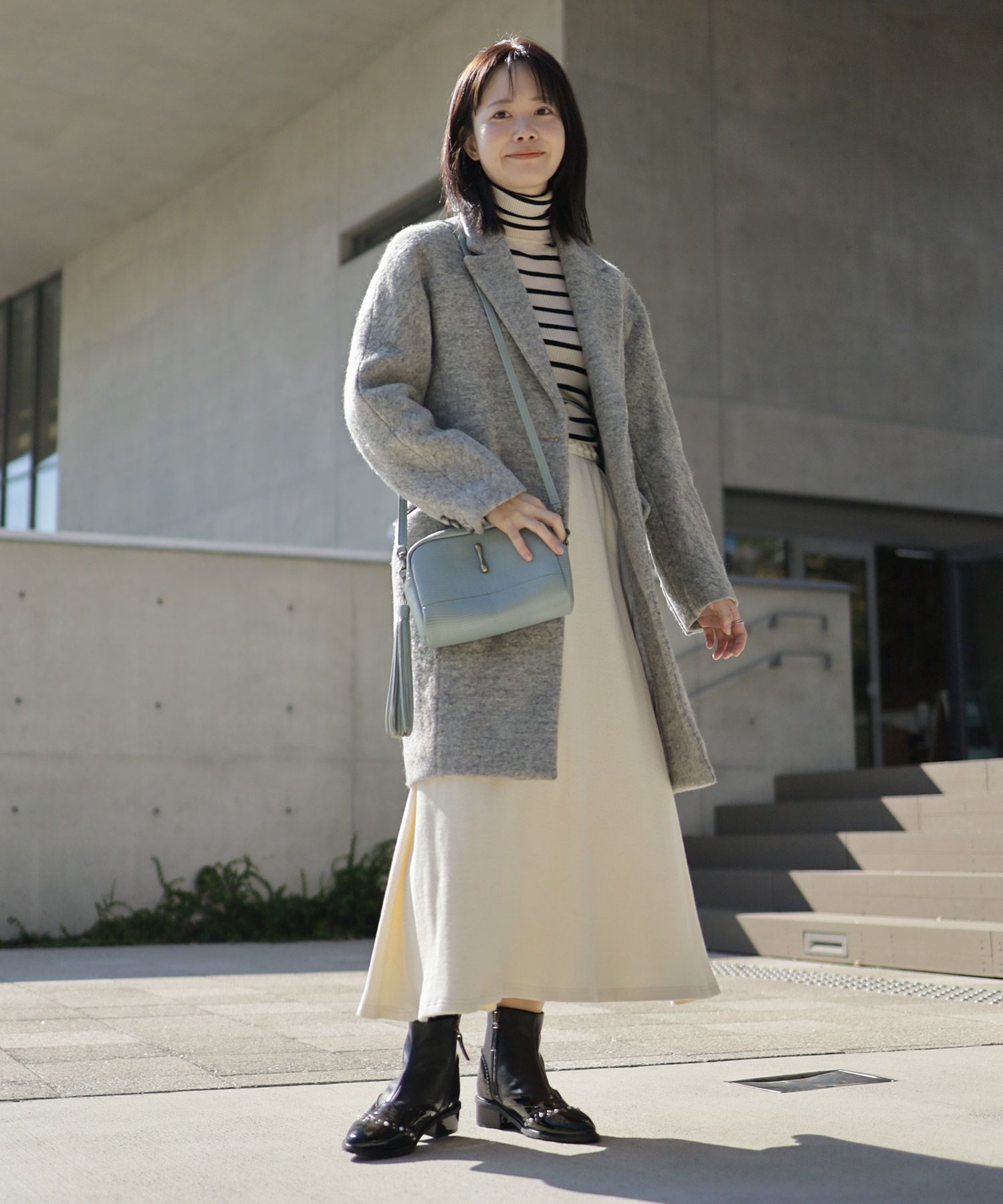 パール×ウイングチップショートブーツ▲返品不可