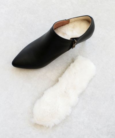 あったかムートン風ファーの防寒インソール【返品・交換不可】【2セットまでゆうパケット可】