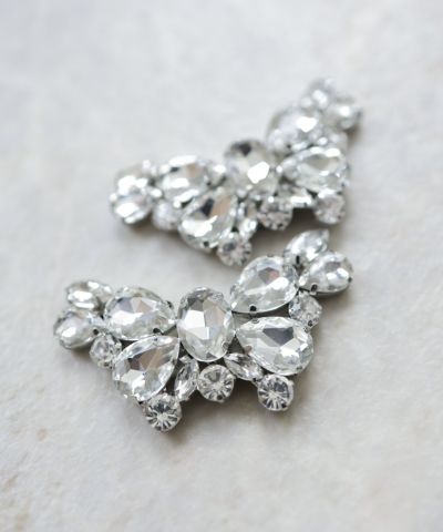 ドロップビジューストーンシューズクリップ2個セット【返品・交換不可】【9セットまでゆうパケット可】【公式ショップ限定販売アイテム】