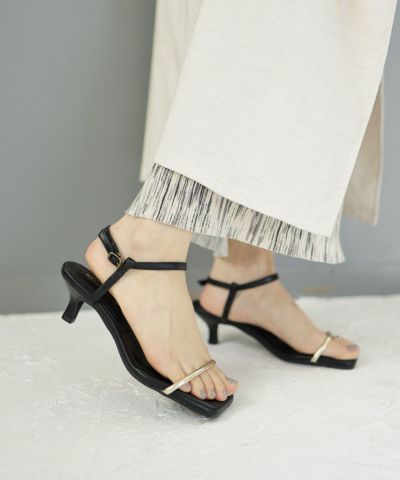 フットクッションサンダル Woods サンダル メンズ フットベッド クッション性 立体ソール