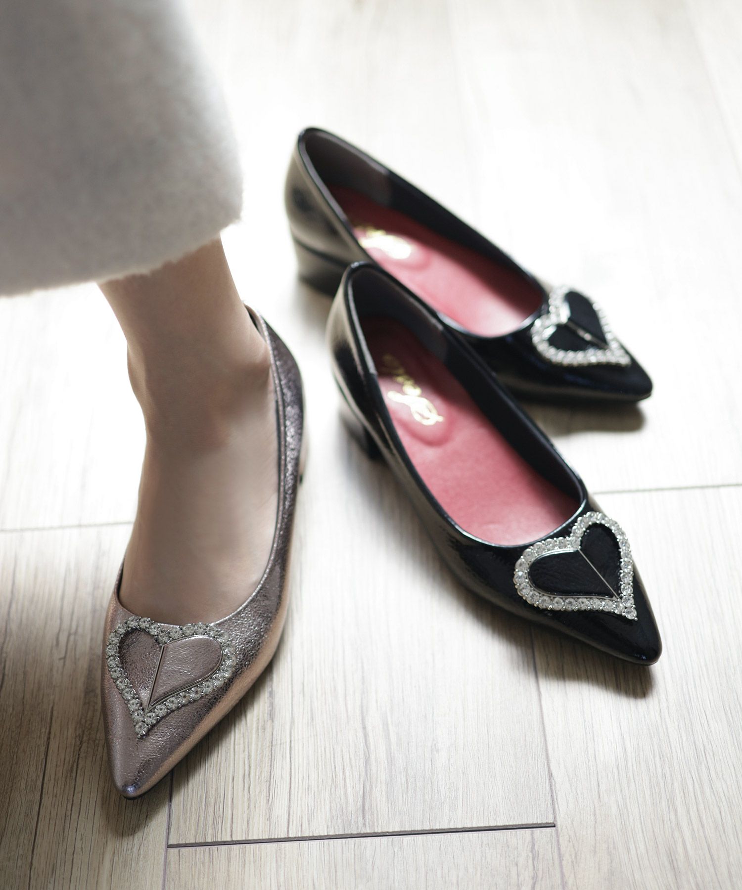 SOPHIAWEBSTER パンプス ハート チェック （BEAMS HEART（ビームス 