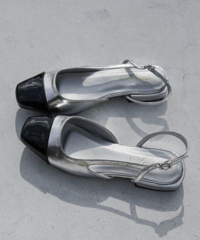 No2 BY レザースクエアトゥ　スイッチング　パンプス BEAUTY&YOUTH UNITED ARROWS（ビューティーアンドユース