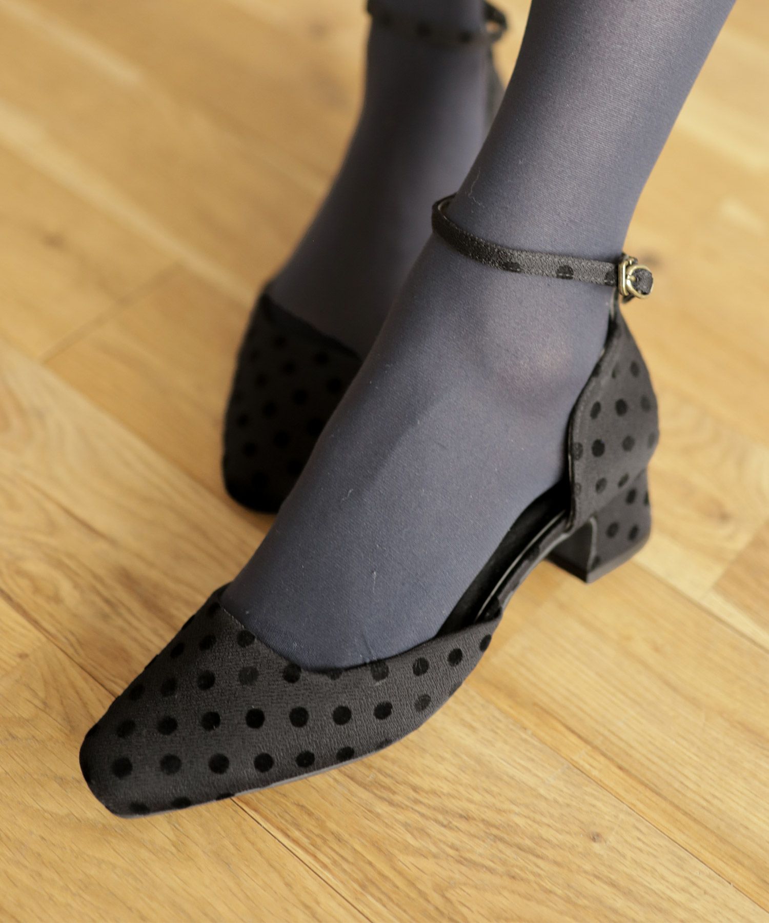 美品 SEZANE 36 メリージェーン ストラップパンプス 黒 箱付/ED80 シューズインクローゼット Shoes in Closet -シュークロ- 厚底 メリー