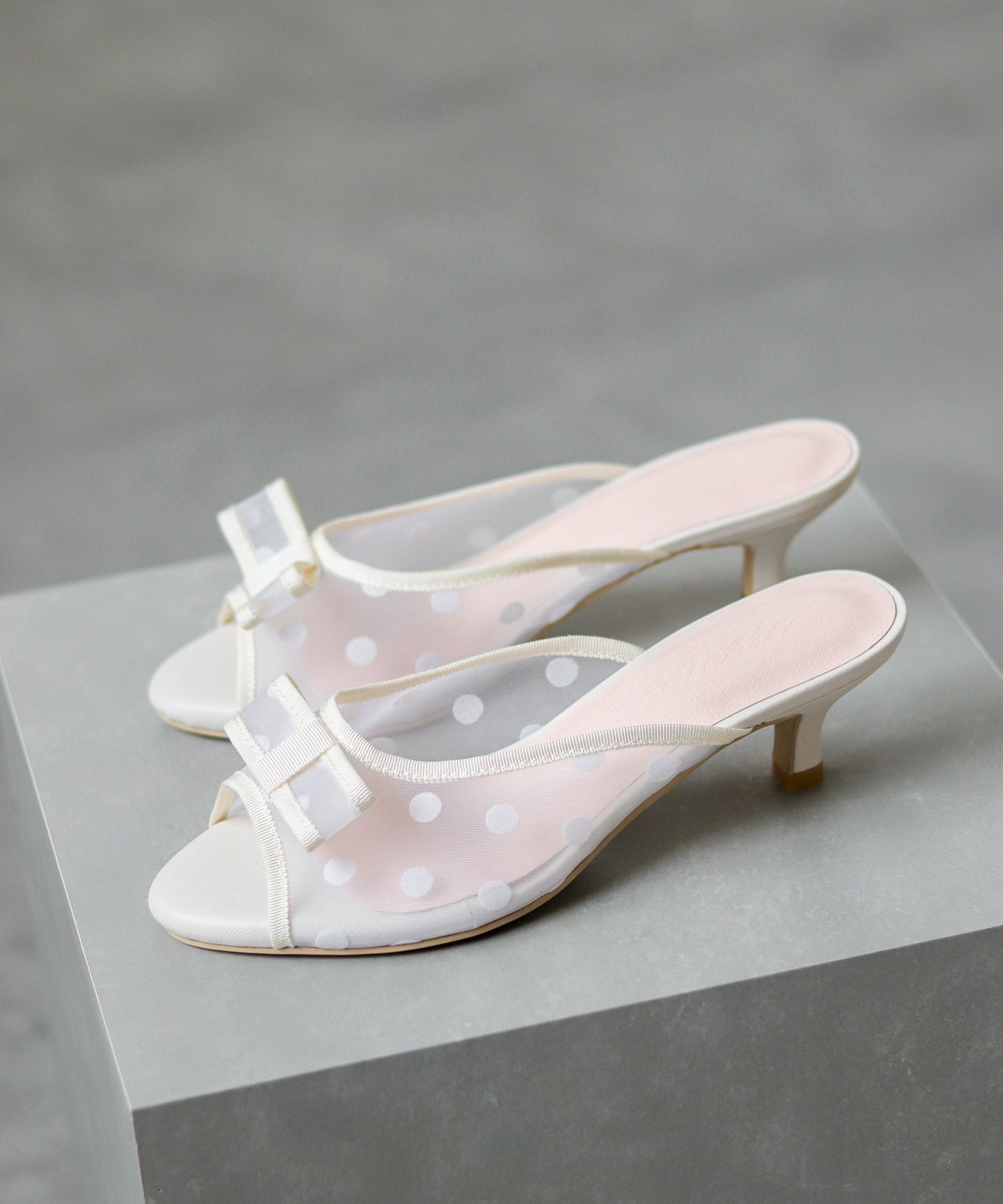 ドットチュールリボンミュール スナイデル ドットチュールリボンミュールサンダル | SESTO(セスト)|レディース