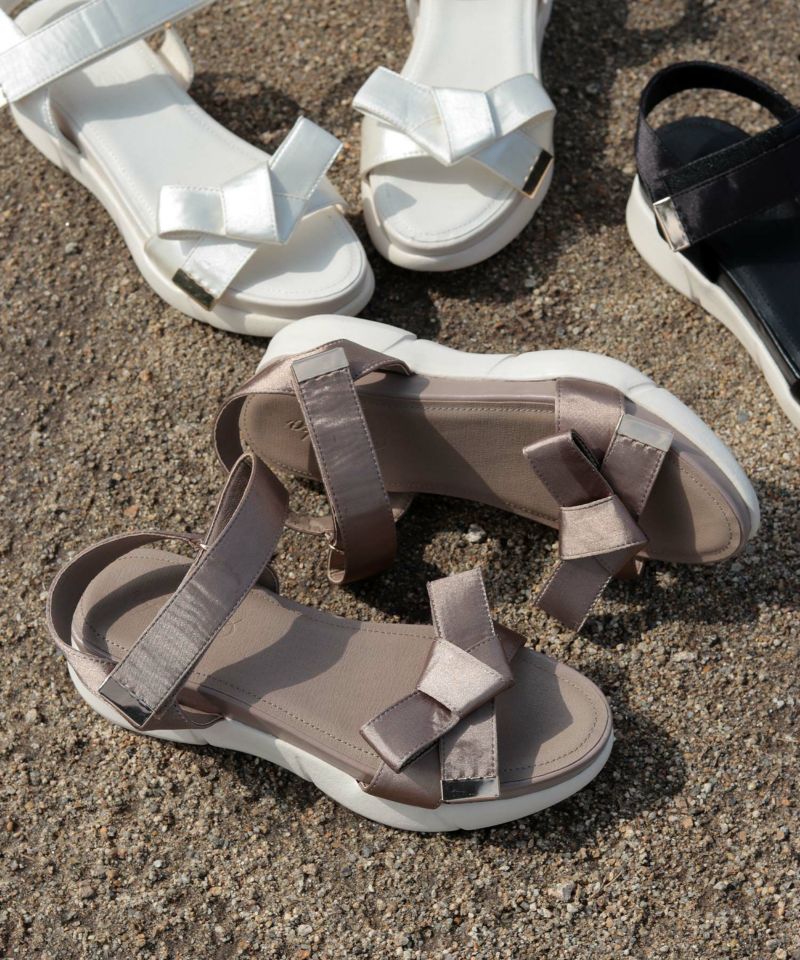 サテンリボンスニーカーサンダル△返品不可 | SESTO(セスト サテンリボンスニーカーサンダル△返品不可 | SESTO(セスト
