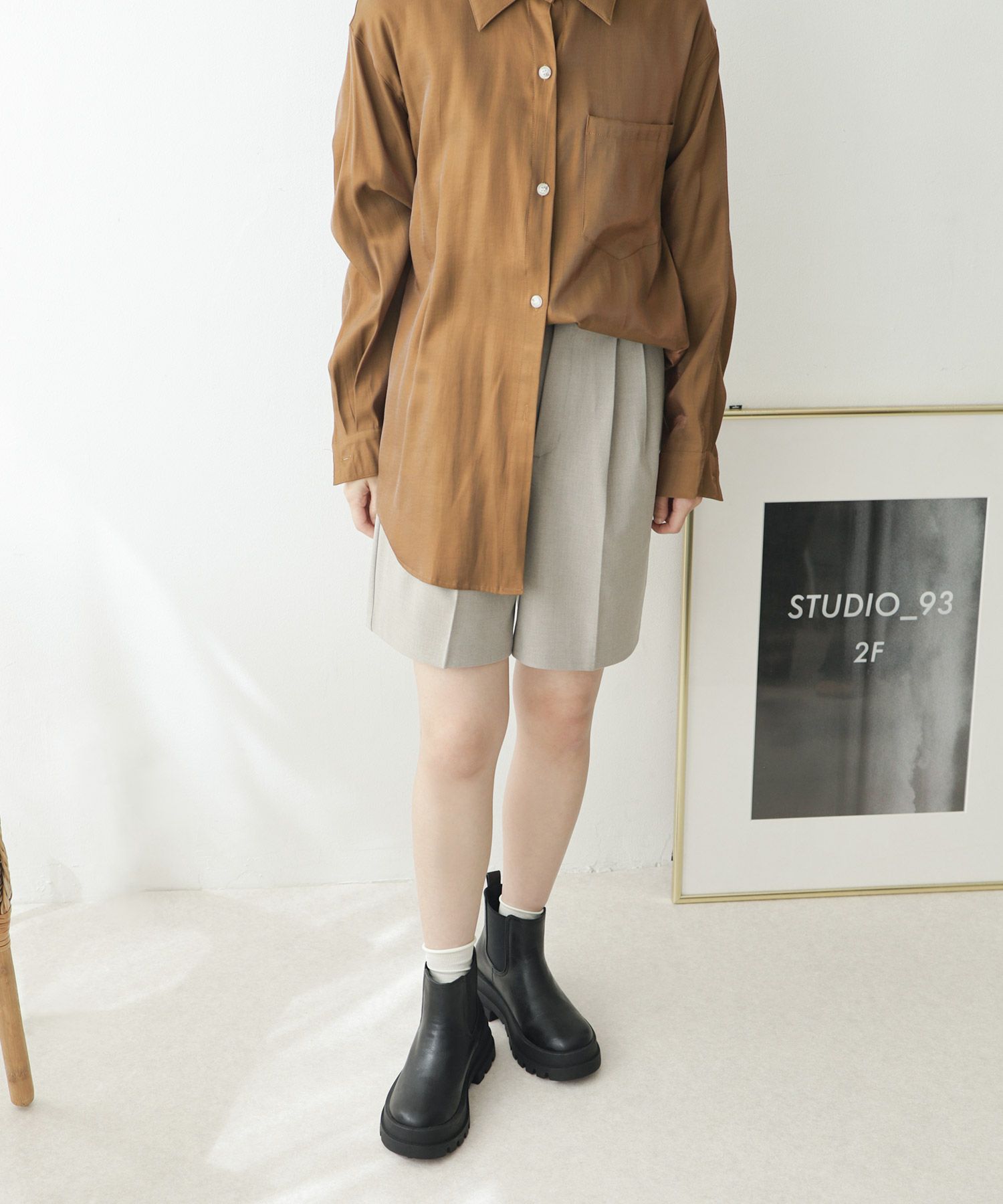 サイドゴアショートチェルシーブーツ