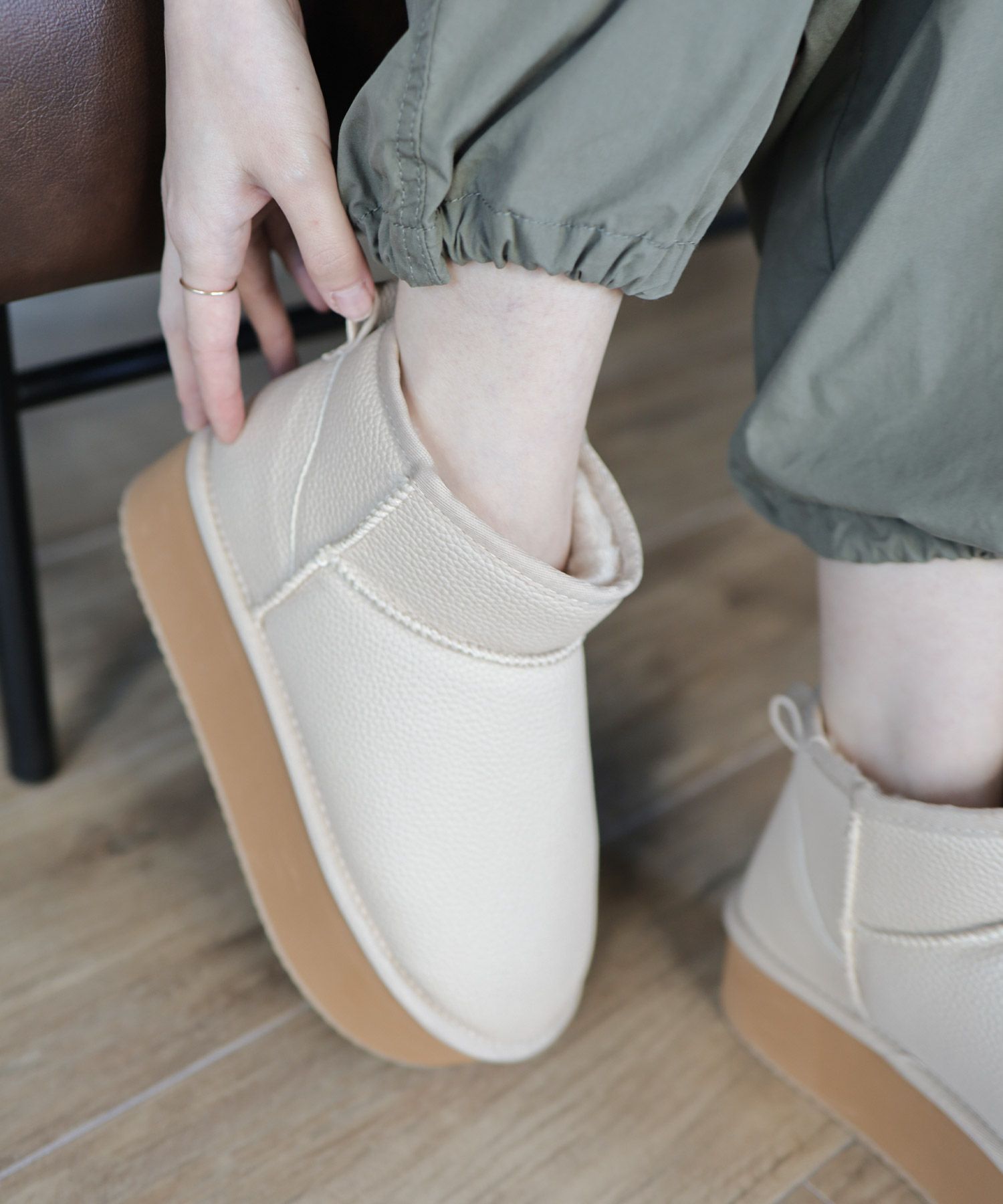 軽量厚底ムートンブーツ【公式ショップ・ZOZOTOWN・Amazon限定販売