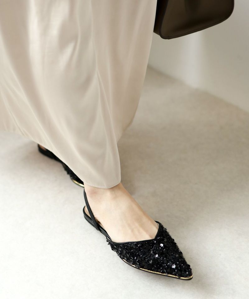 ゴールドピース2Wayスリングバックパンプス 一部5月上旬・5月