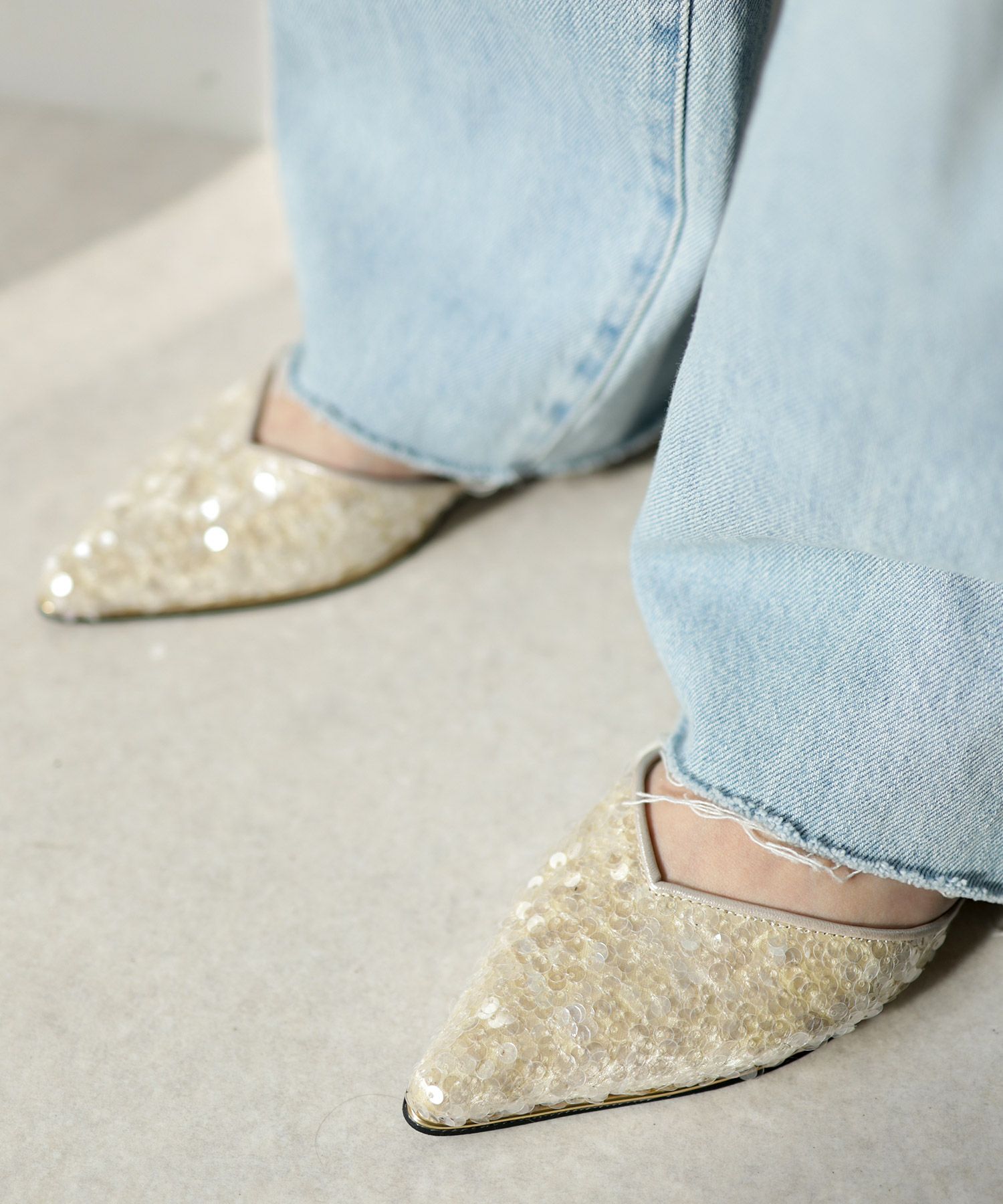 sekine ローズゴールド パンプス ゴールドピース2Wayスリングバックパンプス | SESTO(セスト