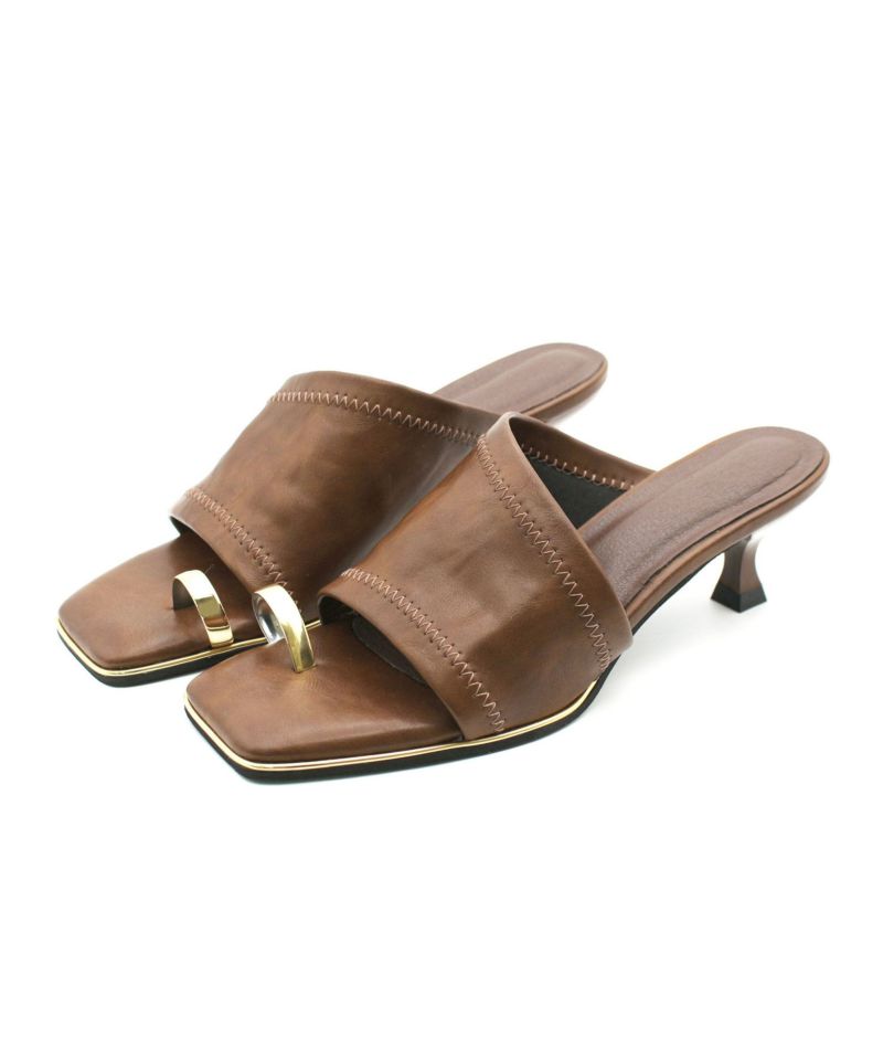 【 TOD'S 】送関込☆キトゥンヒールミュール/サンダル ウィメンズ サンダル & ウィメンズ ミュール