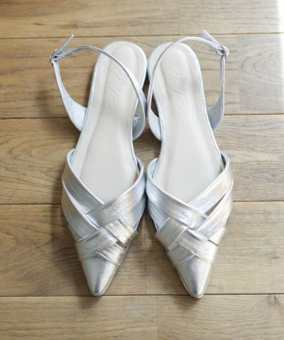 アーバンクロスポインテッドトゥフラットサンダル 【公式ショップ