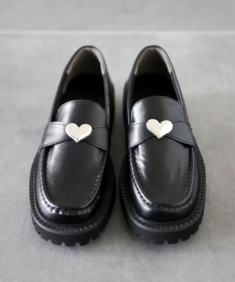 ハートモチーフ軽量厚底ローファー | SESTO(セスト)|レディース